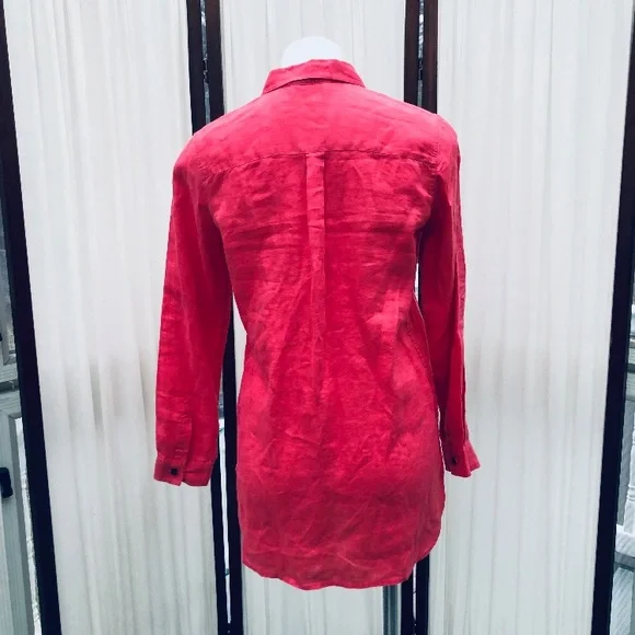 Boden The Linen Shirt Womens 4L - Picture 7 of 8